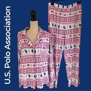 U.S. Polo Assn. Women’s 3X Pajama Set. Super soft! Like new preowned!